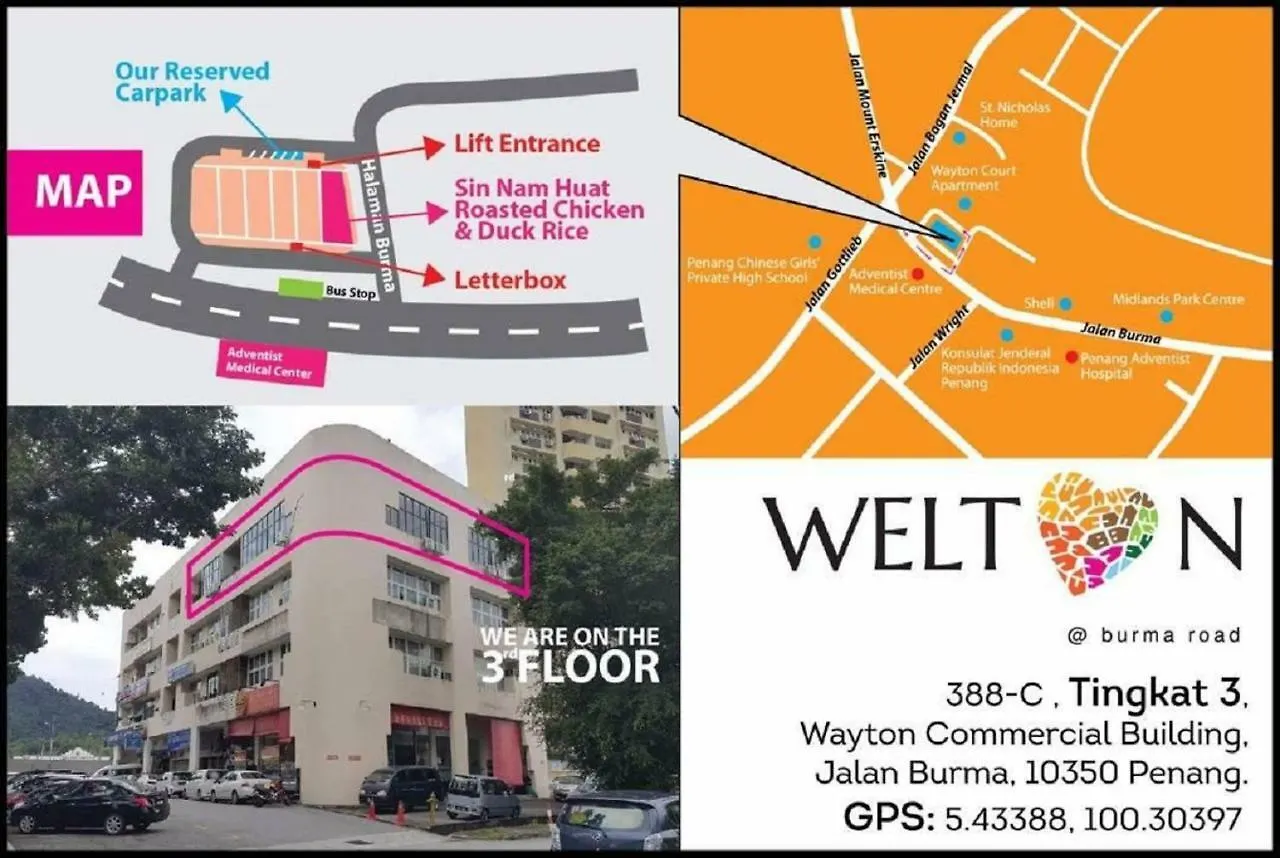 Welton Room Near Gurney Jalan Burma Georgetown 0*, 乔治敦